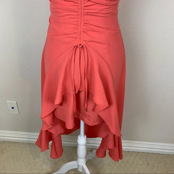 NWT Anthropologie Finders Keepers Midi Dress Ruffles Pink Size S - Picture 5 of 12